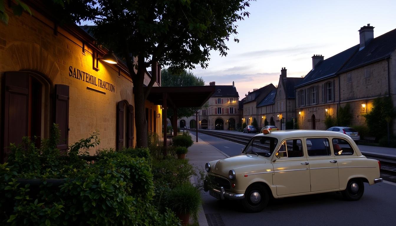 reserving a taxi at saint emilion train station