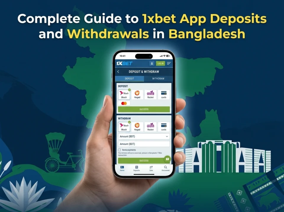 Complete Guide to 1xbet App Deposits and Withdrawals in Bangladesh