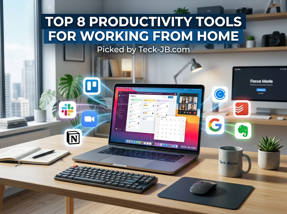 Top 8 Productivity Tools for Working From Home, Picked by Teck-JB.com