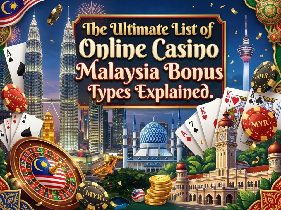 The Ultimate List of Online Casino Malaysia Bonus Types Explained