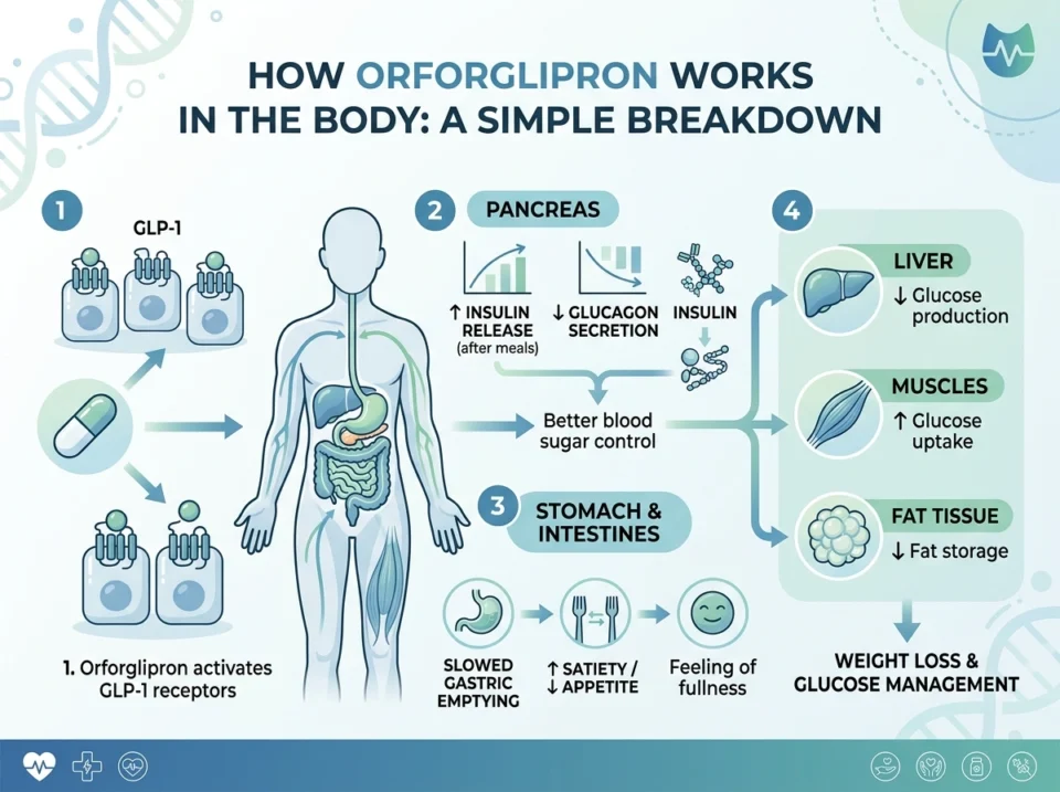 How Orforglipron Works in the Body: A Simple Breakdown