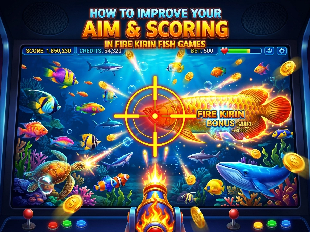 Meta Title: How to Improve Your Aim & Scoring in Fire Kirin Games Meta Description: Boost your Fire Kirin skills with expert tips on aiming, weapon choice, targeting big fish, and managing credits to score higher and win more. How to Improve Your Aim and Scoring in Fire Kirin Fish Games Fire Kirin fish games have become a favorite pastime for American arcade fans, both online and at local gaming spots. The mix of fast action, bright visuals, and real skill keeps players coming back. But here's the truth: landing big scores isn't just about luck. The best players know how to aim with precision, pick the right moments, and stretch every credit. If you've ever watched your credits drain while the big fish swim away untouched, you're not alone. The good news? Scoring well is a skill you can build. This guide breaks down proven strategies to sharpen your aim, target the right fish, and walk away with bigger wins. Let's dive in. Understand the Game Mechanics First Before you fire a single shot, you need to understand how Fire Kirin actually works. The game places you at a cannon along the edge of a tank filled with sea creatures. Each fish carries a point value, and your goal is to shoot and "capture" them to earn rewards. Here's what matters most: Bet size affects payout. The amount you wager per shot influences how much you win when you catch a fish. Bigger bets mean bigger rewards, but they also burn credits faster. Bigger fish need more hits. A small minnow might fall in one or two shots. A dragon or whale could take dozens. Knowing this helps you plan where to spend your firepower. Probability plays a role. Like many arcade-style games, there's an element of chance built in. Even a well-aimed shot won't always land a catch, but smart play tilts the odds in your favor. Once you grasp these basics, every other tip in this guide makes more sense. Choose the Right Weapon and Cannon Your cannon is your most important tool, and Fire Kirin lets you adjust its power. Picking the right setting for the moment is a skill in itself. Match Your Cannon to Your Target Low-power cannons fire cheaper shots, which is perfect for clearing small, low-value fish. High-power cannons cost more per shot but deal heavier damage, making them ideal for large, high-value targets. A common mistake is blasting tiny fish with a maxed-out cannon. You'll waste credits fast. Instead, scale your power up only when a worthy target appears. Adjust on the Fly The best players never stick to one setting. They raise their cannon power when a boss fish enters and lower it when only small fish remain. Staying flexible keeps your spending efficient and your scoring high. Target High-Value Fish Strategically Not all fish are worth your time. Learning which ones pay off the most is key to building a strong score. Know the Point Values High-value targets like dragons, sharks, and special boss fish offer the biggest payouts. They're harder to catch, but the reward justifies the effort. Smaller fish offer quick, steady points and are great for keeping your momentum going between big catches. Don't Chase Everything It's tempting to fire at every creature on screen. Resist that urge. Spraying shots everywhere drains your credits with little to show for it. Focus your firepower on a few worthwhile targets at a time, and you'll see better results. Watch for Linked Catches Some fish swim in groups or schools. A well-placed shot in the middle of a cluster can hit several at once. Position your aim to catch multiple fish in a single burst whenever the chance appears. Manage Your Credits Wisely Even the sharpest aim won't help if you run out of credits too soon. Smart bankroll management keeps you in the game longer and gives you more chances to score big. Set a Budget Before You Play Decide how much you're willing to spend ahead of time, and stick to it. This keeps the game fun and prevents the kind of fast spending that leaves you frustrated. Start Small, Then Scale When you first sit down, play at lower bet levels to read the table. Notice which fish appear, how often boss fish show up, and how the action flows. Once you have a feel for the pace, you can raise your bets at the right moments. Pace Your Shots Rapid-fire blasting feels exciting, but it empties credits quickly. Controlled, purposeful shooting almost always outperforms reckless spraying over a full session. Time Your Shots for Maximum Impact Timing separates casual players from consistent winners. A shot fired at the right second can mean the difference between a clean catch and a wasted credit. Aim Ahead of Moving Fish Fish are always on the move. If you aim directly at one, your shot may arrive after it has swum away. Lead your target by aiming slightly ahead of its path so your shot meets it head-on. Strike Weakened Fish Big fish that have already taken several hits are close to being caught. When you see one that's been worn down, focus your fire to claim the reward before someone else does, especially in multiplayer rooms. Capitalize on Bonus Moments Many Fire Kirin sessions include special events or surges where fish values temporarily rise. When these moments hit, that's your cue to increase your firepower and go for high-value targets. Use Special Weapons and Power-Ups Fire Kirin rewards players who take advantage of its special features. These tools can turn an average round into a high-scoring one. Learn What Each Power-Up Does Special weapons often include lasers, freeze effects, lightning chains, and bombs. Each works differently: Bombs and lasers deal heavy area damage, great for clusters of fish. Freeze effects slow fish down, making them easier to hit. Chain attacks jump from one fish to the next, perfect for crowded screens. Save Them for the Right Moment Don't waste a powerful weapon on a single small fish. Hold your special attacks until the screen is packed or a boss fish appears. Used at the right time, a single power-up can earn more than dozens of regular shots. Practice Consistency and Patience The final ingredient is something no shortcut can replace: practice. The more you play, the better you'll read fish patterns, judge timing, and manage your credits. Build Muscle Memory Repetition trains your reflexes. Over time, leading your targets and adjusting cannon power will feel automatic instead of forced. Stay Calm Under Pressure Big boss fish and busy screens can rattle even experienced players. Keep a steady hand and a clear head. Panic shooting leads to wasted credits, while calm, focused play leads to wins. Review and Adjust After each session, think about what worked and what didn't. Did you spend too fast? Miss too many shots? Small adjustments add up to major improvements over time. Final Thoughts Improving your aim and scoring in Fire Kirin fish games comes down to a blend of skill, strategy, and discipline. When you understand the mechanics, choose the right cannon, target high-value fish, manage your credits, time your shots, and use power-ups wisely, you set yourself up for far better results. Remember, every skilled player started as a beginner. Stay patient, keep practicing, and treat each session as a chance to learn. Set a budget, play smart, and enjoy the thrill responsibly. Now grab your cannon, take aim, and go land that big catch. The high scores are waiting.